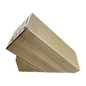 Wusthof 17 Slot Wood Knife Block, Clean, Excellent Used‎ Condition